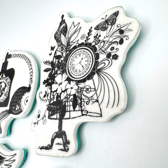 Prima Marketing Cling Stamp Set Steampunk With Passion Just A Little Note - Picture 4 of 7